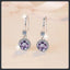 Silver Plated 316L Dangle Earrings with ZC Sparkle
