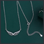 Angel Wings ZC Pendant Necklace sterling silver 925 plated 316L