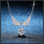 Graceful Angel Wings ZC Necklace sterling silver 925 plated 316L