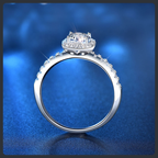 Eternal Love Heart ZC Ring sterling silver 925 plated 316L