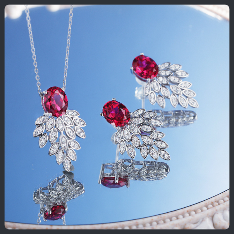 Goldfish ZC Bridal Jewelry Set sterling silver 925 plated 316L