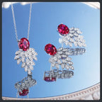 Goldfish ZC Bridal Jewelry Set silver plated 316L