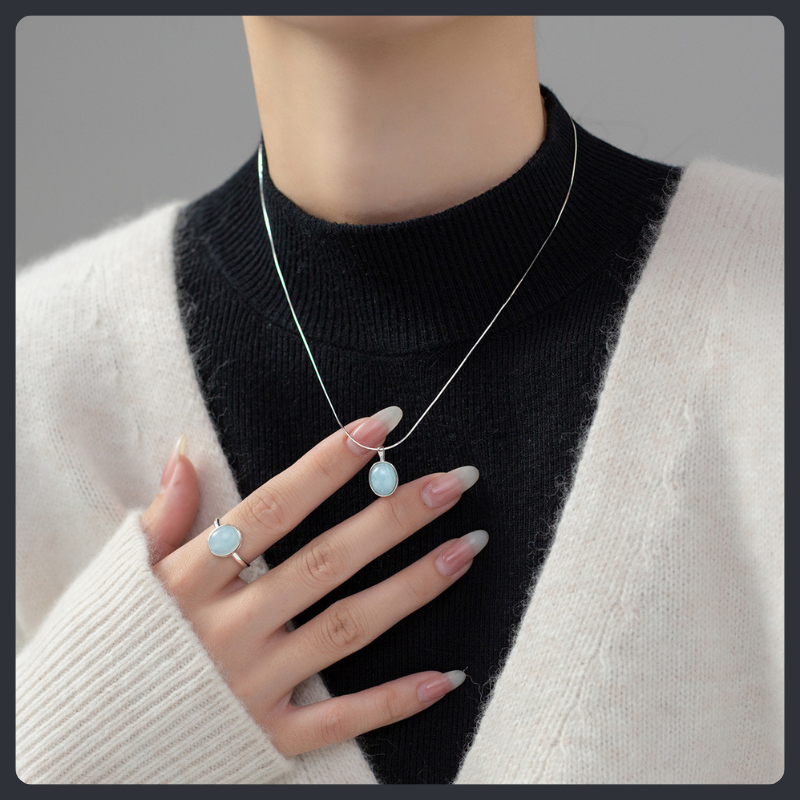 Bead Style ZC Jewelry Set sterling silver 925 plated 316L