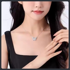 Minimalist Butterfly ZC Necklace sterling silver 925 plated 316L