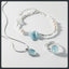 Bead Style ZC Jewelry Set silver plated 316L