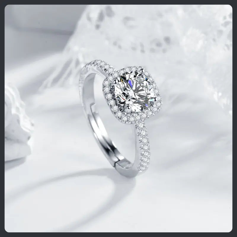 Eternal Love Heart ZC Ring silver plated 316L Secondary image