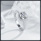 Eternal Love Heart ZC Ring sterling silver 925 plated 316L