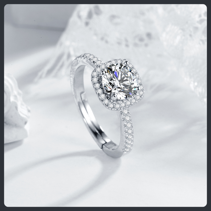 Eternal Love Heart ZC Ring sterling silver 925 plated 316L