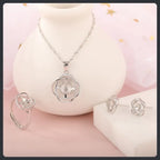 High-End ZC Jewelry Set silver plated 316L