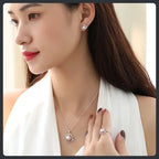High-End ZC Jewelry Set silver plated 316L