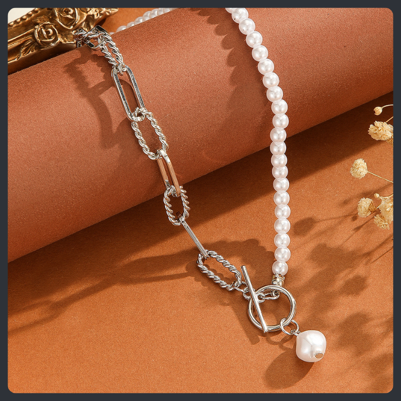 Boho ZC Choker Necklace sterling silver 925 plated 316L