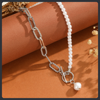 Boho ZC Choker Necklace sterling silver 925 plated 316L