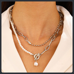 Boho ZC Choker Necklace sterling silver 925 plated 316L