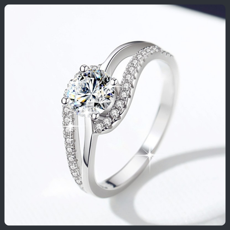 Classic ZC Wedding Ring sterling silver 925 plated 316L