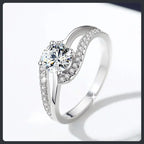 Classic ZC Wedding Ring silver plated 316L