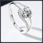 Classic ZC Wedding Ring sterling silver 925 plated 316L