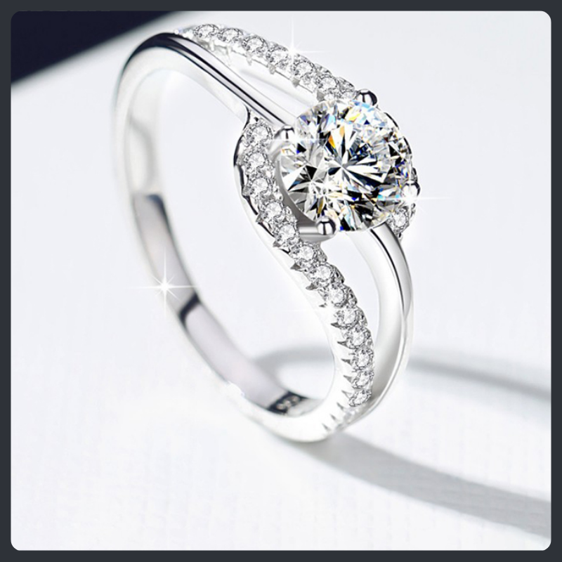 Classic ZC Wedding Ring sterling silver 925 plated 316L