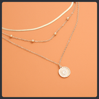 Boho Lotus ZC Choker Necklace sterling silver 925 plated 316L