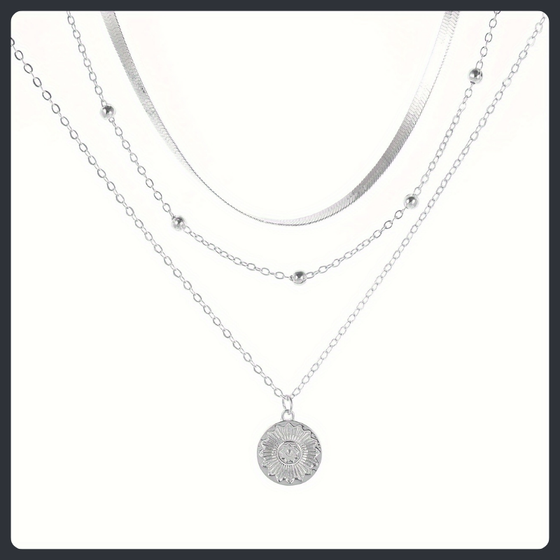 Boho Lotus ZC Choker Necklace sterling silver 925 plated 316L