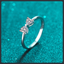 Butterflies Heart ZC Ring sterling silver 925 plated 316L
