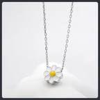 Sweet Daisy ZC Pendant Necklace sterling silver 925 plated 316L