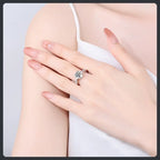 Bull Head ZC Wedding Ring silver plated 316L