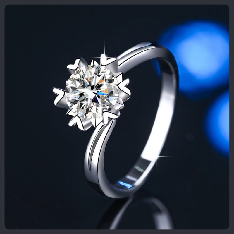 Romantic Class ZC Engagement Ring sterling silver 925 plated 316L Main image