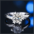 Romantic Class ZC Engagement Ring sterling silver 925 plated 316L