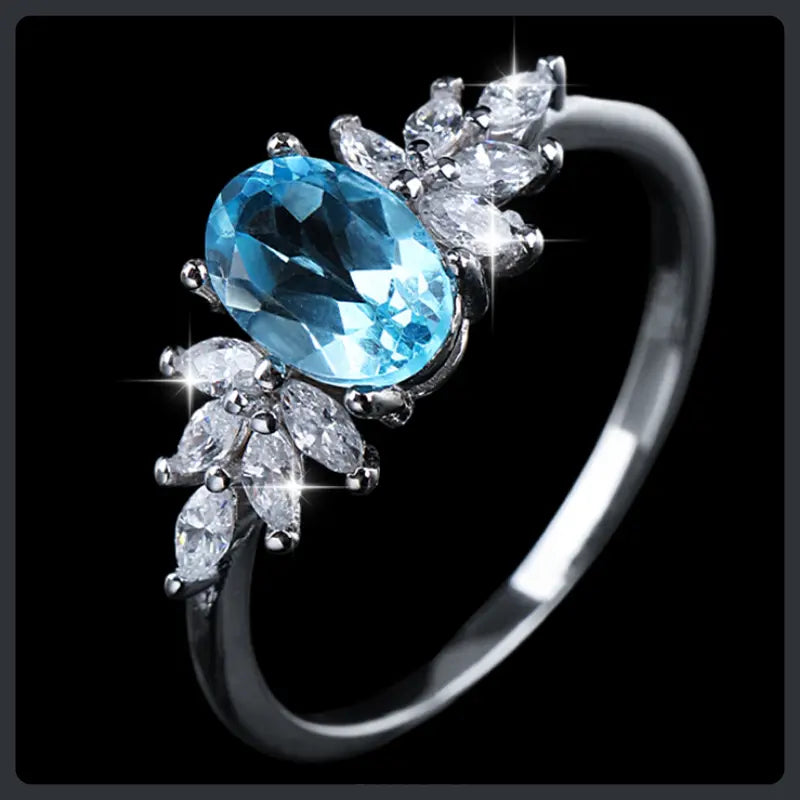 Oval ZC Wedding Band Ring silver plated 316L