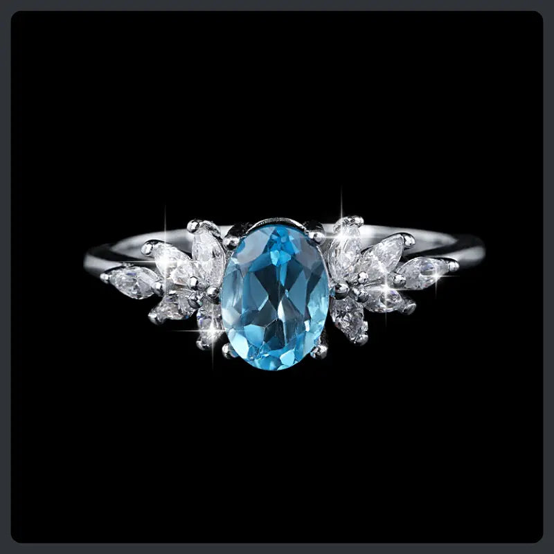 Oval ZC Wedding Band Ring silver plated 316L Secondary image