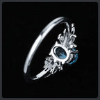 Oval ZC Wedding Band Ring silver plated 316L