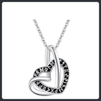 Norse Heart ZC Pendant Necklace sterling silver 925 plated 316L