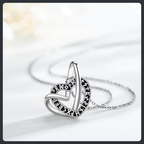 Norse Heart ZC Pendant Necklace sterling silver 925 plated 316L
