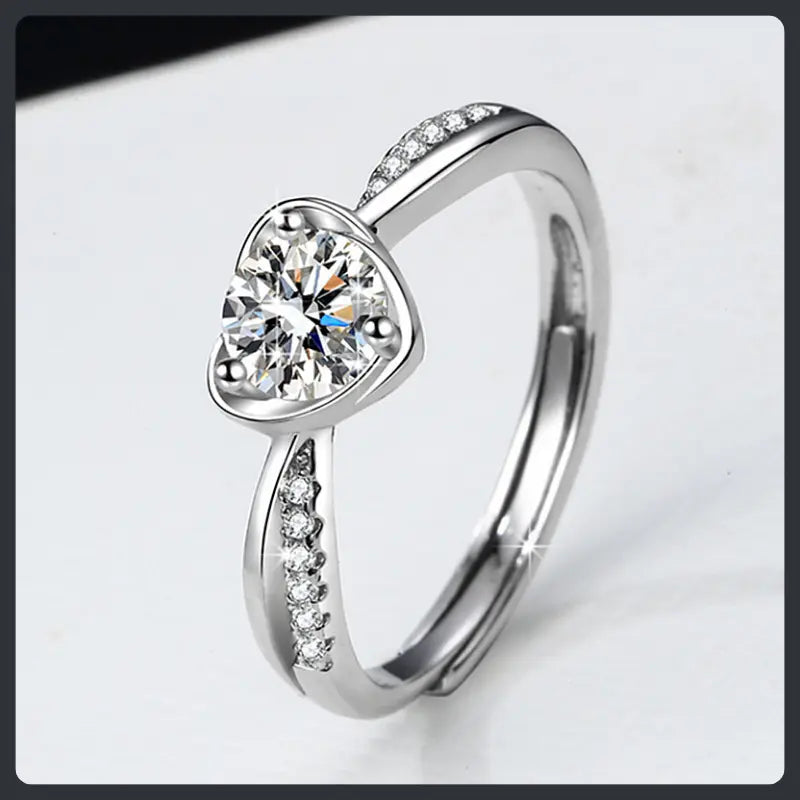 Sweetheart ZC Expansion Ring silver plated 316L