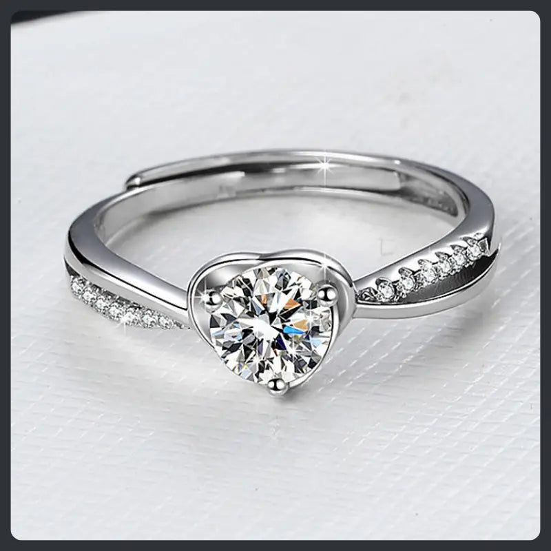 Sweetheart ZC Expansion Ring silver plated 316L