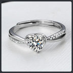Sweetheart ZC Expansion Ring silver plated 316L