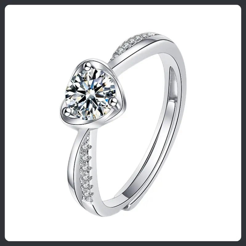 Sweetheart ZC Expansion Ring silver plated 316L