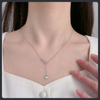 Infinity Heart ZC Necklace sterling silver 925 plated 316L