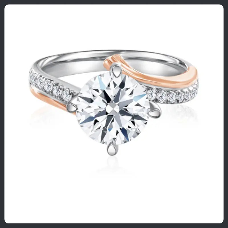 Classic ZC Engagement Ring silver plated 316L
