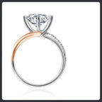Classic ZC Engagement Ring silver plated 316L