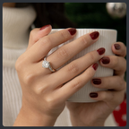 Classic ZC Engagement Ring sterling silver 925 plated 316L