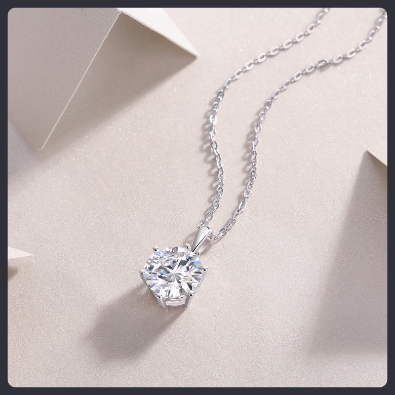 Snowflake ZC Pendant Necklace sterling silver 925 plated 316L