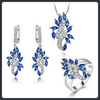 Trendy ZC Jewelry Set silver plated 316L