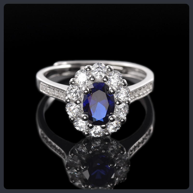 Adjustable ZC Antique Style Ring sterling silver 925 plated 316L