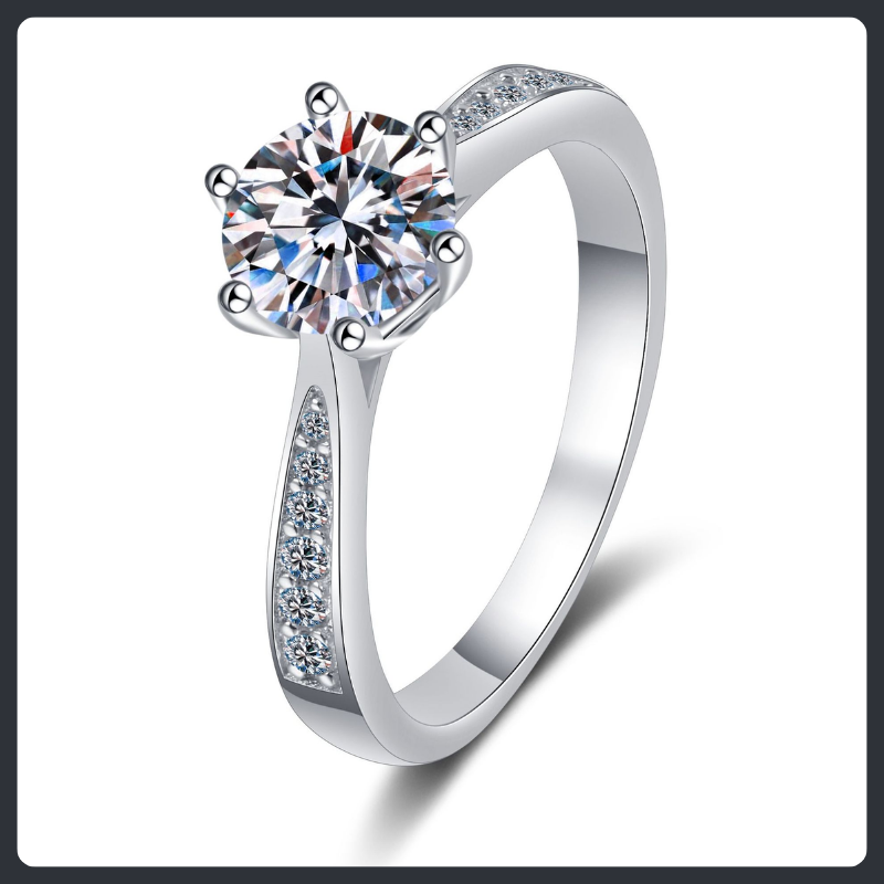 Luxury ZC Fine Jewelry Ring sterling silver 925 plated 316L