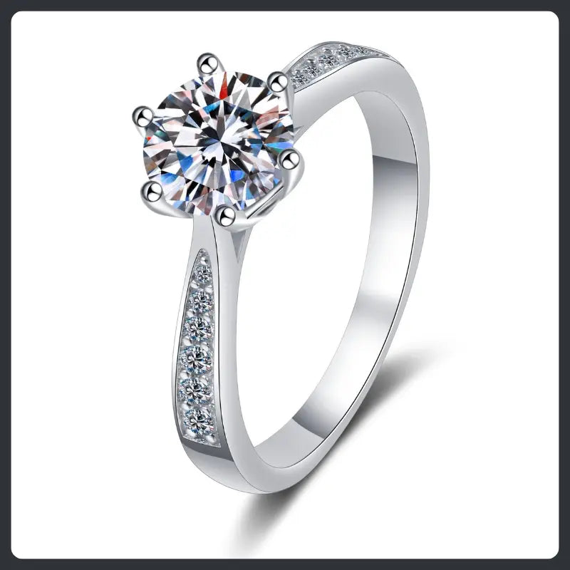 Luxury ZC Fine Jewelry Ring silver plated 316L