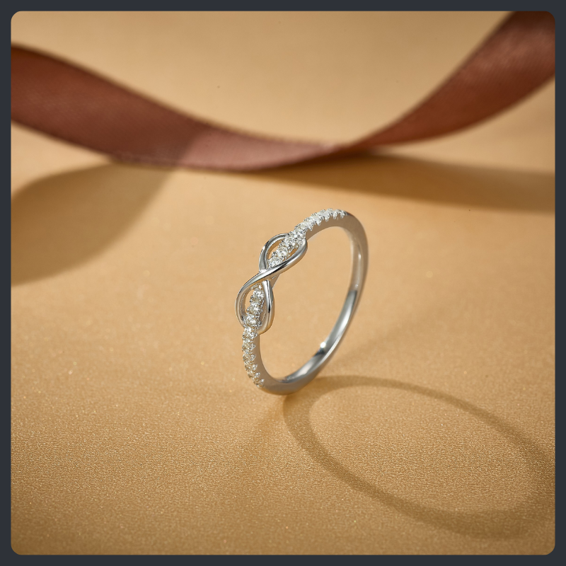 Luxury ZC Fine Jewelry Ring sterling silver 925 plated 316L