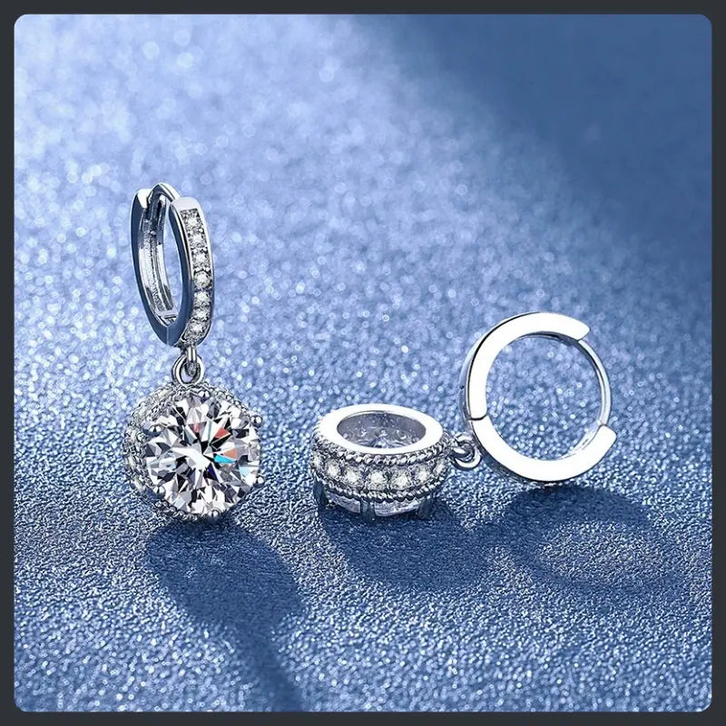 Hot Selling Hoop ZC Earrings sterling silver 925 plated 316L