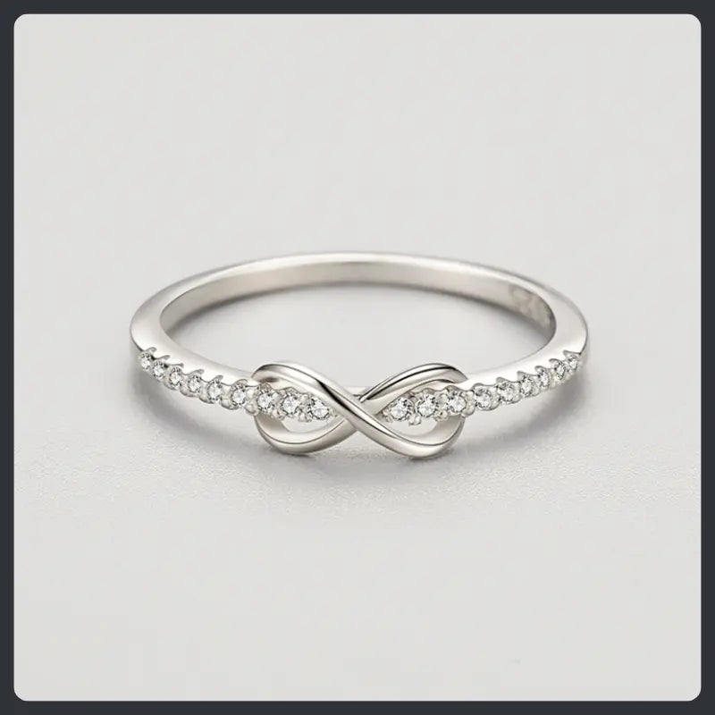 Luxury ZC Fine Jewelry Ring silver plated 316L