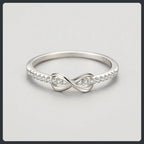 Luxury ZC Fine Jewelry Ring silver plated 316L